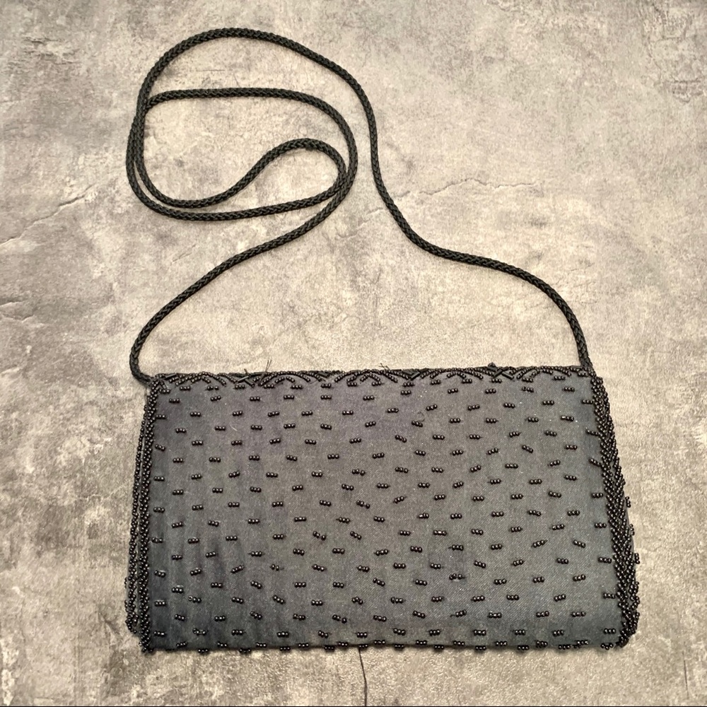 Black Evening Bag Clutch - Picture 2 of 4